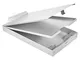 AmazonBasics Portablocco in alluminio con scomparto portadocumenti - 35,5 x 23 cm, a tre p...