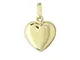 NKlaus 925 catene di ciondoli a forma di cuore in argento sterling placcato oro 10,5x10mm...