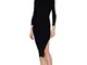 ARMANI EXCHANGE Black Bodycon, Nero, L Donna