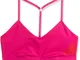 adidas Am Br Bra Reggiseno Sportivo, Terema/Rosso, XS Donna