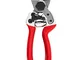 FALKET 2012 EVO - Forbici per potatura professionali a doppio taglio, cm 21, Rosso, Argent...