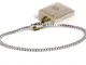 BRACCIALE TENNIS"NARDELLI" REF.164VS oro bianco e diamanti naturali con certificato 0,50kt...