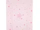 babyCalin Fasciatoio Luxury Pink Star 50 x 70 cm - Con tabella altezza stampata