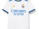 adidas Real H JSY Y, T-Shirt Bambino, White, 910Y