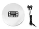 VBESTLIFE Lettore CD Portatile con Cuffie Portatile Shockproof Bluetooth HiFi Lettore Musi...