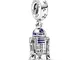 Pandora Star Wars R2-D2 799248C01 - Ciondolo in argento sterling con zirconi, 14,3mm, Arge...