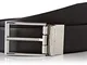 Tommy Hilfiger Formal Reversbile Adjustable 3.5 Cintura, Nero (Black 0Gj), (Taglia Produtt...