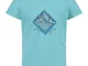 CMP T-Shirt Maglietta, Acqua-Deep Lake, 140, Unisex - Bambini e ragazzi