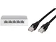 TP-Link TL-SF1005D Switch Desktop, 5 Porte RJ45 10/100 Mbps, Plug & Play & Amazon Basics -...