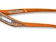 Beta - 1048 V300 Pinze regolabili verniciate arancio cerniera chiusa, modello a nove posiz...