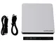 techPulse120 Custodia esterna per unità USB 3.0 Custodia vuota (custodia senza Unità) Case...