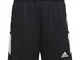 Adidas CON22 TR SHO Y Pantaloncini, Nero/Bianco, 7-8A Unisex-Bambini