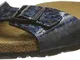 Birkenstock Madrid, Ciabatte Donna, Nero (Hologram Black Hologram Black), 38 EU