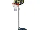 SCJ Supporto da Pallacanestro Portatile Regolabile per Bambini Rack da Basket per Regali d...