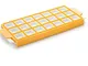 Tescoma Delicia 630879 Stampo per Raviolini Quadrati, Plastica, 21 Pezzi, 1 Pezzo, Giallo