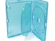 Amaray Custodie Triple per DVD Blu-Ray, Spessore 15mm - Pacco da 20 Unità
