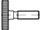 TOOLCRAFT 112085 Viti zigrinate M6 16 mm DIN 653 Acciaio 25 pz.