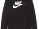 Nike Po Hoodie Club Fleece Hbr, Felpa Bambino, Black/(White), S