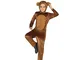 Atosa 20384 – Costume da Scimmia Unisex per Bambini, Taglia 128