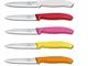 Victorinox - Set di 5 coltelli da verdura Swissclassic, lunghezza 10 cm, 6.770X.5, colori...