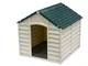 KitGarden Keny Large Dog Kennel, Green/Beige