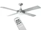 DCG VE40 VENTILATORE DA SOFFITTO 4 PALE MINIMA RUMOROSITA' CON PORTALAMPADA INCLUSO ATTACC...