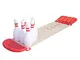 Bestway 52213 - Scivolo H20 Go Bowling con Rampa di Lancio e Sei Birilli Giganti Gonfiabil...