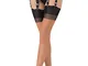 Orginal fully fashioned contrast stockings with cuban heel, 100% Nylons super sensious Tag...