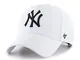 47 MLB New York Yankees Cappellino da Baseball, Weiß, One Size Unisex-Adulto