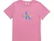 Calvin Klein T-Shirt Jeans Monogram OCO Rosa 10 Rosso