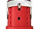 Morellato A01U1877875083CR18 - Cinturino in Pelle Uomo Twingo, Colore Rosso, 18 mm