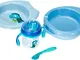 Chicco Set per la Pappa Composto da Tazza Training Cup, Primo Cucchiaio, Piatto Pappa Cald...