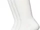 Adidas Cush CRW 3pp, Socks Uomo, White/Black, XXL