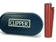 Clipper Accendino in metallo a forma di diavolo, colore: rosso