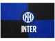 Inter Bandiera Nuovo Logo 100x140cm, Unisex Adulto, Nero/Blu, 100x140