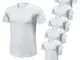 Sergio Tacchini Pack 6 T-Shirt Cotone Bianco/Assortito Art.530 (Bianco Girogola - 4 / M)