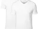 LAPASA T-Shirt Uomo Pacco da 2 in Micromodal –Pura SOFFICITA’- Intima Regular Fit Collo V...