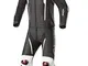 Alpinestars Missile Tech-Air - Tuta da moto in pelle, 2 pezzi, nero/bianco/rosso, 48