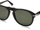 Persol MOD. 0649 Sun Occhiali da Sole, Unisex Adulto, Nero, 54