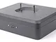 PAVO 8014408 - Cassetta portavalori con lucchetto a combinazione, 30,48 cm, colore: grigio...