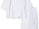 Adidas Anzug Judo Uniform Club- Kimono da Judo, Brillante Nero/Bianco, 180