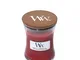 Woodwick 98104 Candela Mini Cannella Chai, Cera, Rosso, 7x8 cm