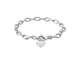 Bracciale SALVINI Gioielli charms of love argento 925 con diamante ct 0,001 ref.20073424