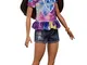 Barbie Fashionistas Bambola con Maglietta Hippie, FYB31