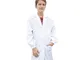 Icertag Camice da Laboratorio per Bambini, Cappotto Medico, Cappotto Ambito Medico con Bot...