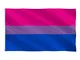 JZK 90 cm * 150 cm BI Bandiera Grande Bandiera bisessuale per Muro, Regalo bisessuale, Ban...