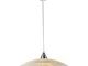 ONLI 4097/SM-Lampada a Sospensione, Vetro Bianco Satinato e Montatura in Metallo Cromato,...