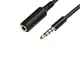 CABLEPELADO Cavo prolunga jack 3,5 mm con microfono 4 pin | prolunga cuffie 3,5 mm | masch...