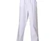 MISEMIYA - Pantaloni Unisex Vita Elastica Uniforme di Lavoro Clinica Ospedale Pulizia Vete...