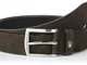Tommy Hilfiger Denton Nubuck Belt 3.5 Cintura, Marrone (Testa di Moro 261), 5 (Taglia Prod...